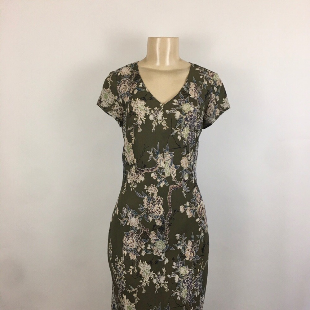 Vintage Midi Floral Dress